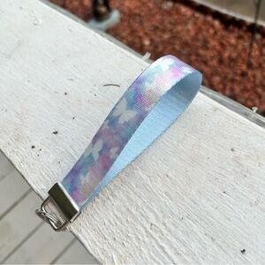 Handmade Rainbow Butterfly Keychain Wristlet